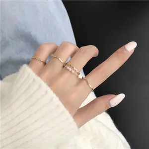 The Ins Student Adjustable Punk Retro Ring for Men Washable Fashion Accessory in Gold and Silver Options Adjustable Design Punk Retro Style