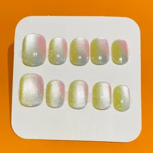 E1-E5 Short Handmade Press On Nail