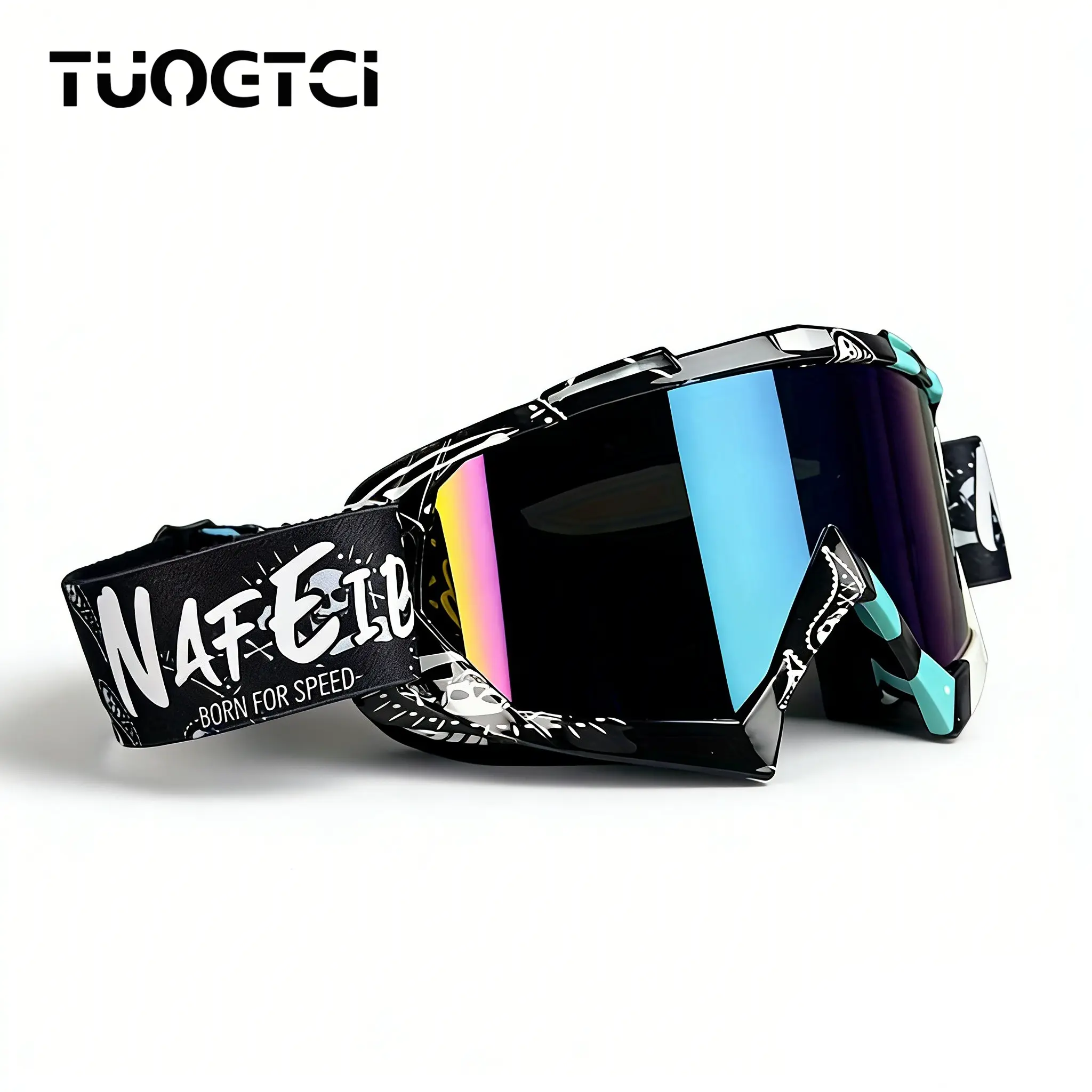 Outdoor Protective Sports Glasses, Snow Goggles, Windproof Ski Goggles and Cycling Eyewear for Men and Women, Protective Gear, Polycarbonate Frame for Versatile Use in Skiing and Adventure