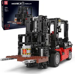 Mould King 13106 Lift Truck Building Kits, MOC Building Block Sets to Build, Gift for Collections Enthusiasts(1719 Pieces with Motor/APP Remote Control) Brick