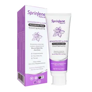 SprinJene Natural® Sensitivity & Gum Fluoride Free Toothpaste 5oz