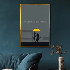 How I Met Your Mother Yellow Umbrella Canvas Art