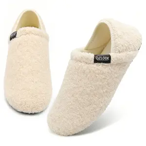 Cozy Comfy Slippers for Women Men Indoor Barefoot Slippers Socks , Casual Soft Comfortable Home Slippers, Soft Non Slip Warm Slippers for Indoor & Outdoor Use