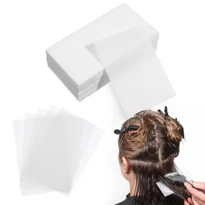 100PCS Disposable Salon Perm Papers Thin End Papers for Hair Perm High Temperature Resistance Hair Wrapping Paper Curling Paper Styling Accessories for Home Cold and Hot Perms (15 X 7.5cm)