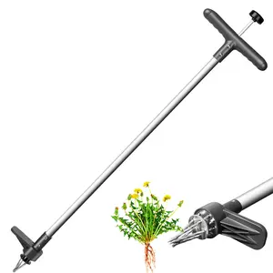 Walensee Upgraded Weeder, Stand Up Puller with Long Handle and 5 Claws, Hound Weeder Puller for Dandelion, Root Pulling Tool and Picker, Grabber (1 Pack)