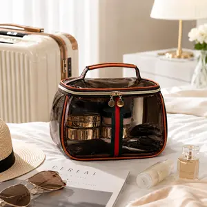 MeToMe | Luxury Makeup Bag - Lightweight, Large-Capacity, Waterproof Cosmetic Organizer for Travel, Bathroom Home Storage