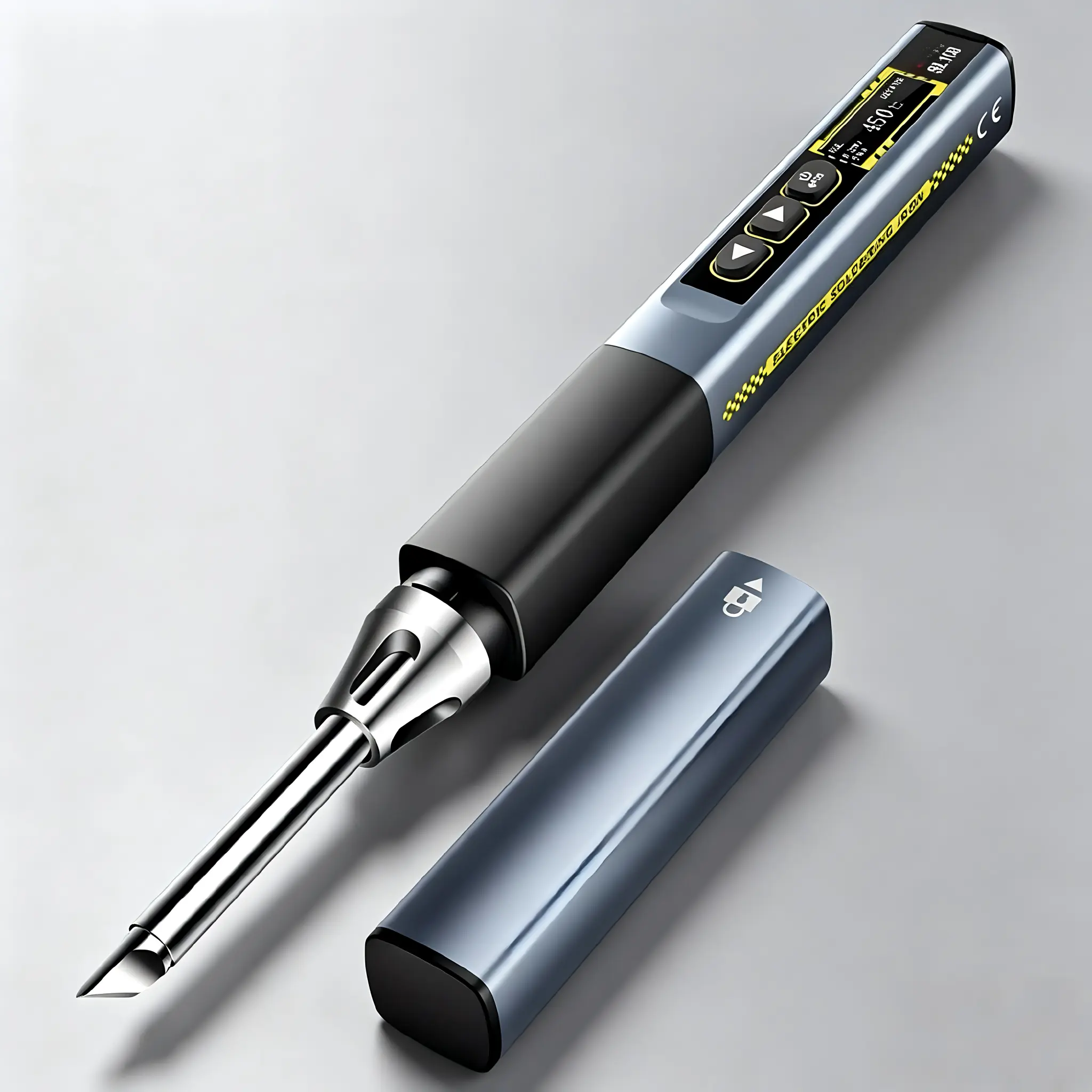 96W High-Power Smart Constant Temp Cordless Soldering Iron Kit - Handheld Design Soldering Tool, Ultra-Fast Heat-Up, Wide Adjustable Temp Range, Stable Temperature Control, Rechargeable Pocket-Size Compact Pen for DIY Crafts, Beginners