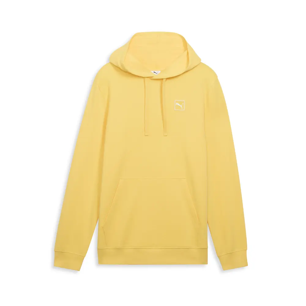 PUMA Mens Essentials Elevated Hoodie Casual Outerwear Casual - Yellow