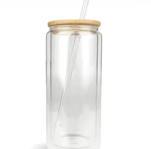 BYO Glitter Snow Globe Glass 16oz