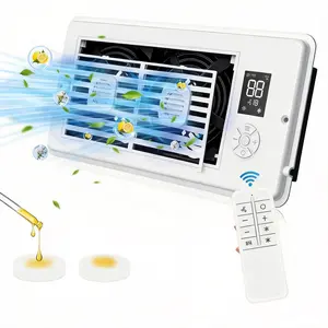 Register Booster Fan“4*10” ,10-Speed- Hot & Cold Air  nstall in /Floor Vents-Negative Ion & Ultra Quiet. Get Better AC/Heating!Removable face mask for easy cleaning  Easy Installation