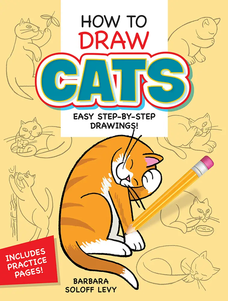 USED Book - How to Draw Cats: Easy Step-By-Step Drawings! by Soloff Levy, Barbara (Paperback) - english