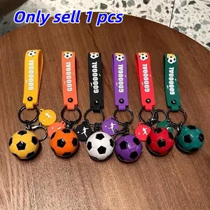 Stylish Football Keychain with Goal Design, Perfect Gift for Men & Women, Ideal Accessory for Backpacks & Car Keys, Keychain for Bags