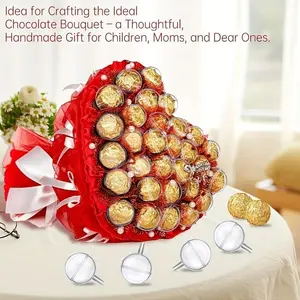 40-Piece Chocolate Storage Box Set, Creative Ferrero Flower Dish, Chocolate Bouquet, Perfect Gift for Mother's Day, Valentine's Day, Easter, Father's Day