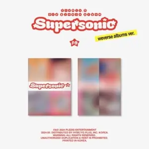 Fromis_9 - Supersonic - Weverse Albums Version - incl. Card Holder, 2 Photocards + QR Card  [DISCLESS DIGITAL] Photos, Asia - Import