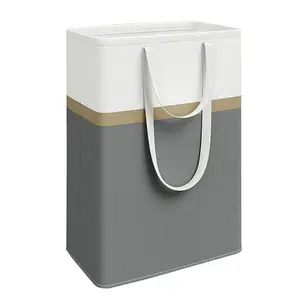 Collapsible Laundry Basket, 1 Count 75L Large Capacity Clothes Toy Doll Books Storage Basket with Handle, Multifunctional Storage Basket for Home Bathroom Dormitory