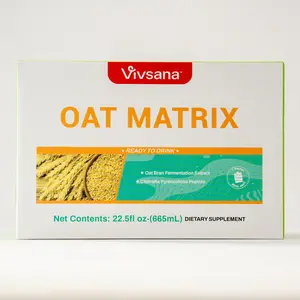 Vivsana Oat Matrix Wellness Drink - 665mL Vegan-Friendly Meal Replacement with Natural Oat Bran Extract & Protein for Daily Nourishment