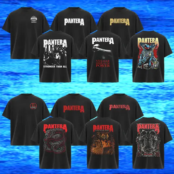 [COLLECTION] Pantera Shirts Rock Music Shirts Pantera Comfort T-shirts, Vintage Band Shirts Casual Cotton Fabric Fit Top, Top Men's and Women's Clothing, Music Merch, Summer Outfits, Gift For Him Her, Gift For Friend