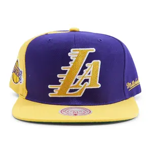 Mitchell & Ness NBA Los Angeles Lakers Rear Script Deadstock Snapback