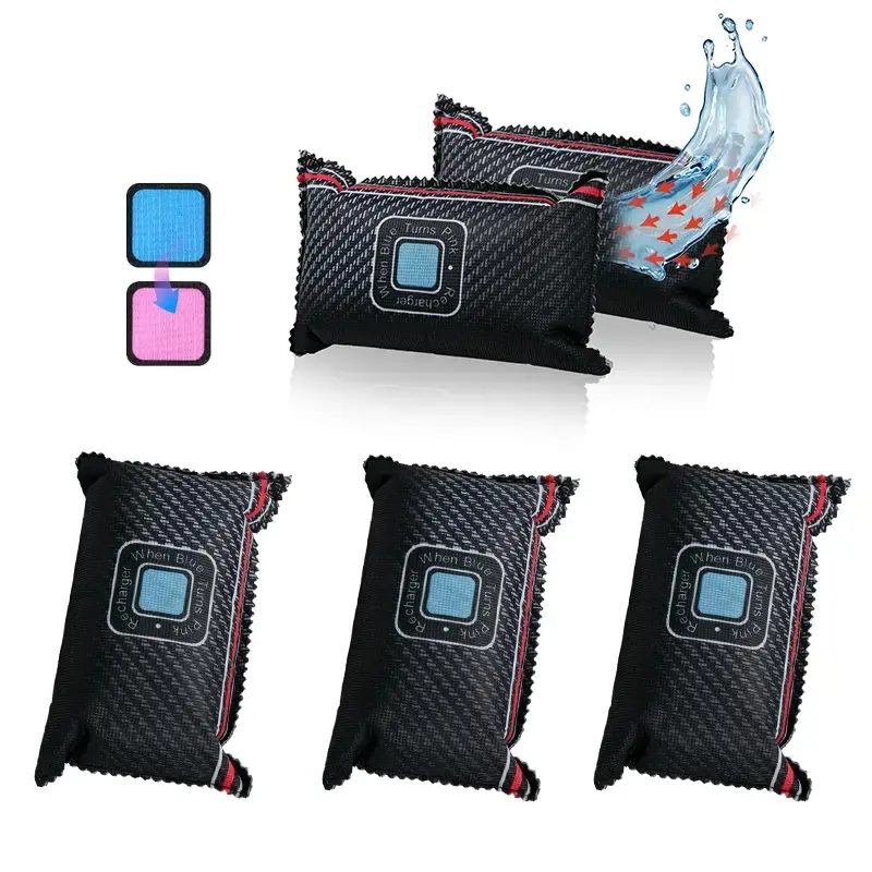 Dehumidifier Car and Home - Absorbs Moisture Condensation Damp Keeping Windscreens Clear - 100% Leakproof & Reusable Bag - 1 x 400g - Dehumidifier for Home - Dehumidifier Recommended