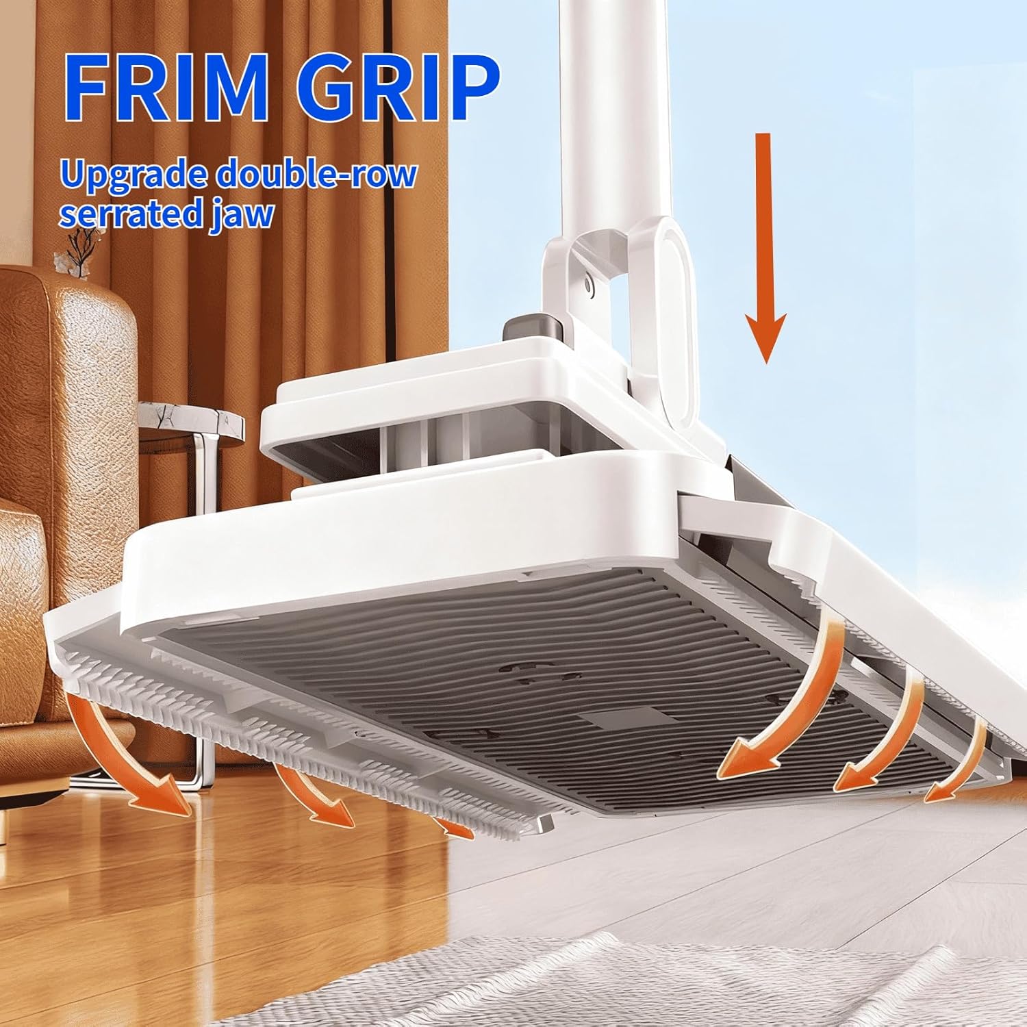 Clever Mini Mop, 360° Rotating Head Push Pull Mop with Locking Head, Reusable Cleaning Cloths, Portable Handheld Wet Dry Mop for Home Kitchen Bathroom Cleaning,#tiktokshopmothersday