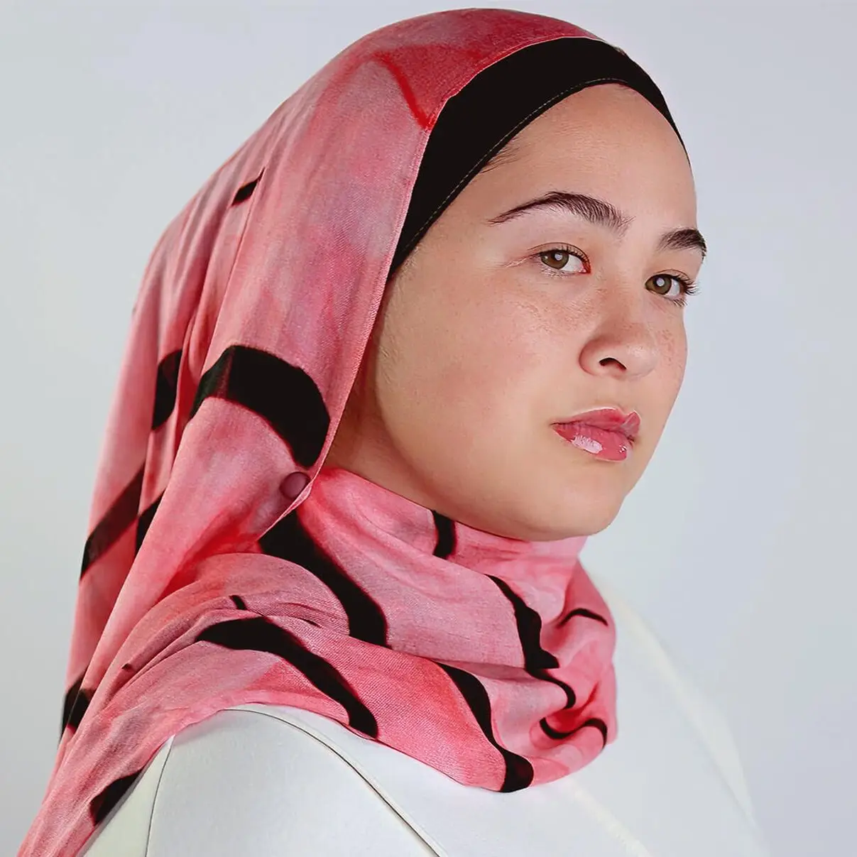 Saga Bash Print Modal Hijab