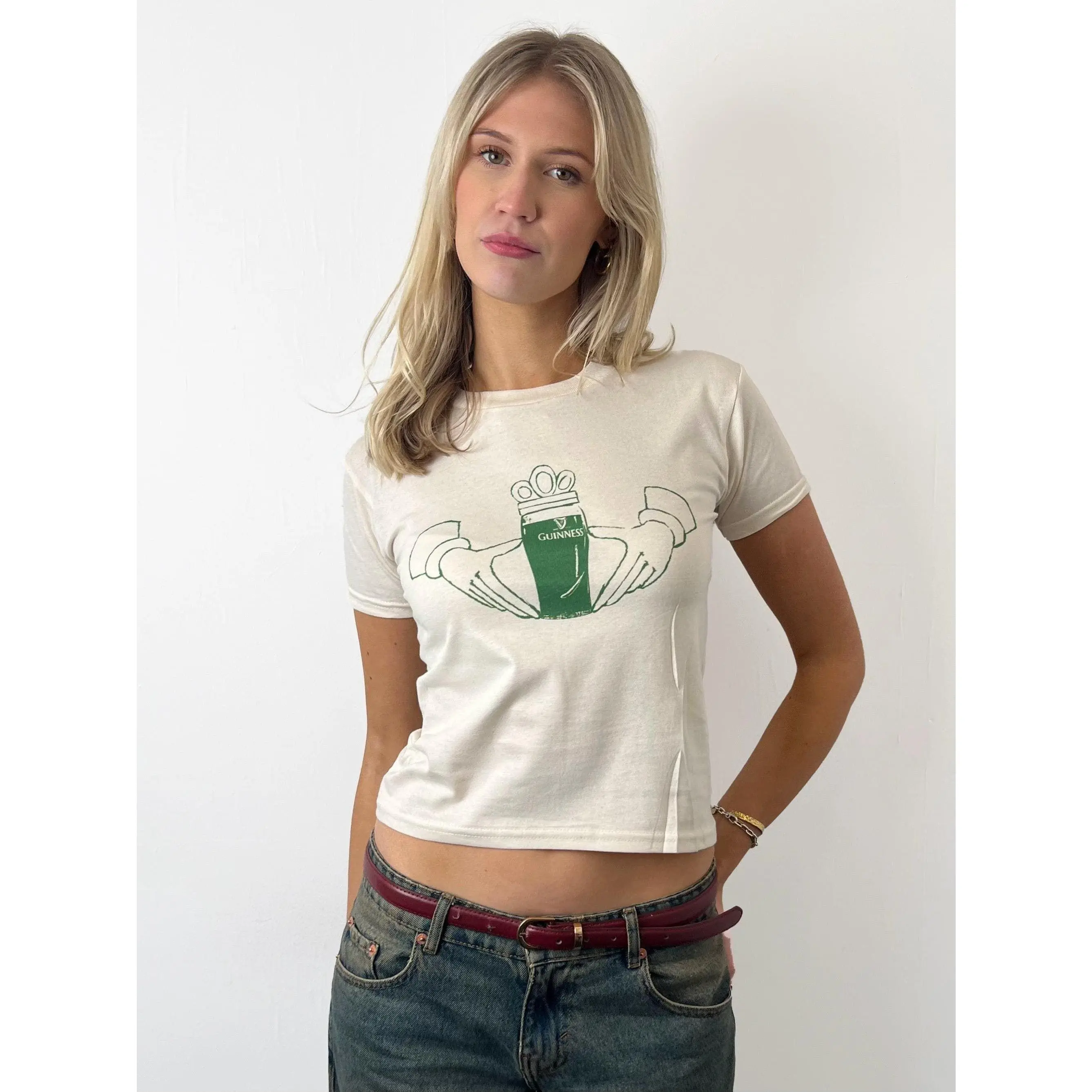 St. Patrick's Day Claddagh Baby Tee | Classic Irish Symbol Youth Top | Meaningful St. Paddy's Day Graphic Shirt