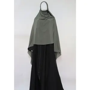 XL Premium Chiffon Hijab - Deep Khaki