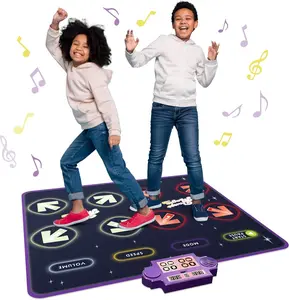 Dance Mat - with 8 Levels & Songs, 3 Speeds and 2 Modes - Light Up Electronic Kids Dance Mat for Kids / Dance Pad, Gift for Girls and Boys Fun