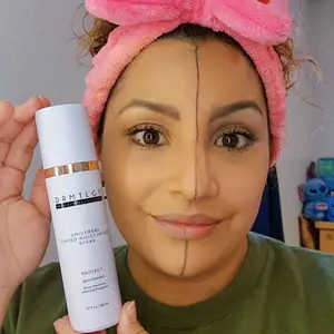 Product Review of DRMTLGY Universal Tinted Moisturizer SPF 46 - 1.7 fl oz Hydrate Skincare Hydrate Skincare Sunscreen Hyaluronic from Y**a Q**s