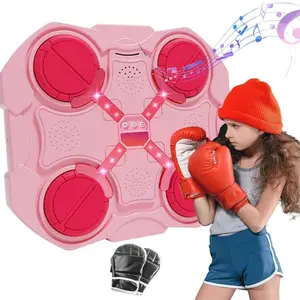 Music Boxing Machine, Sport Toys For Kids, Bluetooth Smart Punching Target Toys, Workout Equipment, Training Pad Toy With Boxing Glove, Birthday Gift Toys For Boys Girls Kids 3+ Years Old