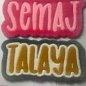 Name Rugs Customizable 1x3ft Rugs with Unique Designs Featuring Names - Soft and Cozy, Super Easy to Order