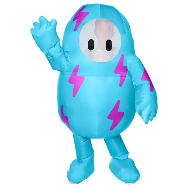 Kid's Inflatable Fall Guys Lightning Blue Costume