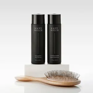 3 Piece Bundle - Includes Cleanse & Renew Shampoo, Hydrate & Moisturize Conditioner & Metal Tipped Bamboo Brush
