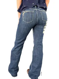 ARIAT WOMEN HIGH RISE SLIM TROUSER FLORIDA JEANS- 10047324