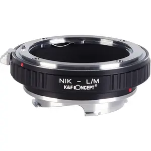 K&F Concept Aluminium Lens Adapter with Protection, Camera & Tech Accessories for Nikon Nikkor F Mount Lenses to Leica M Mount Camera Bodies