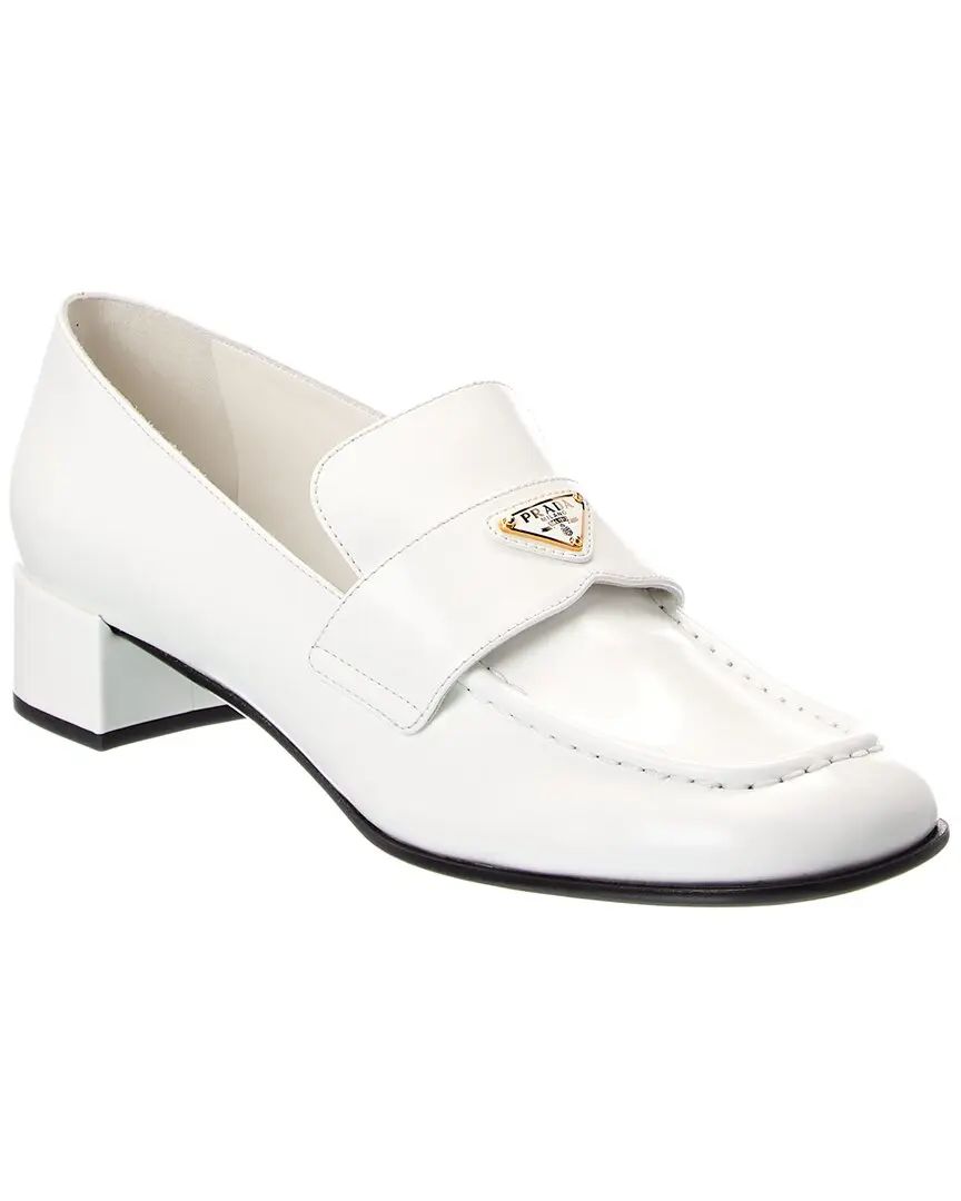 Prada Brushed Leather Loafer