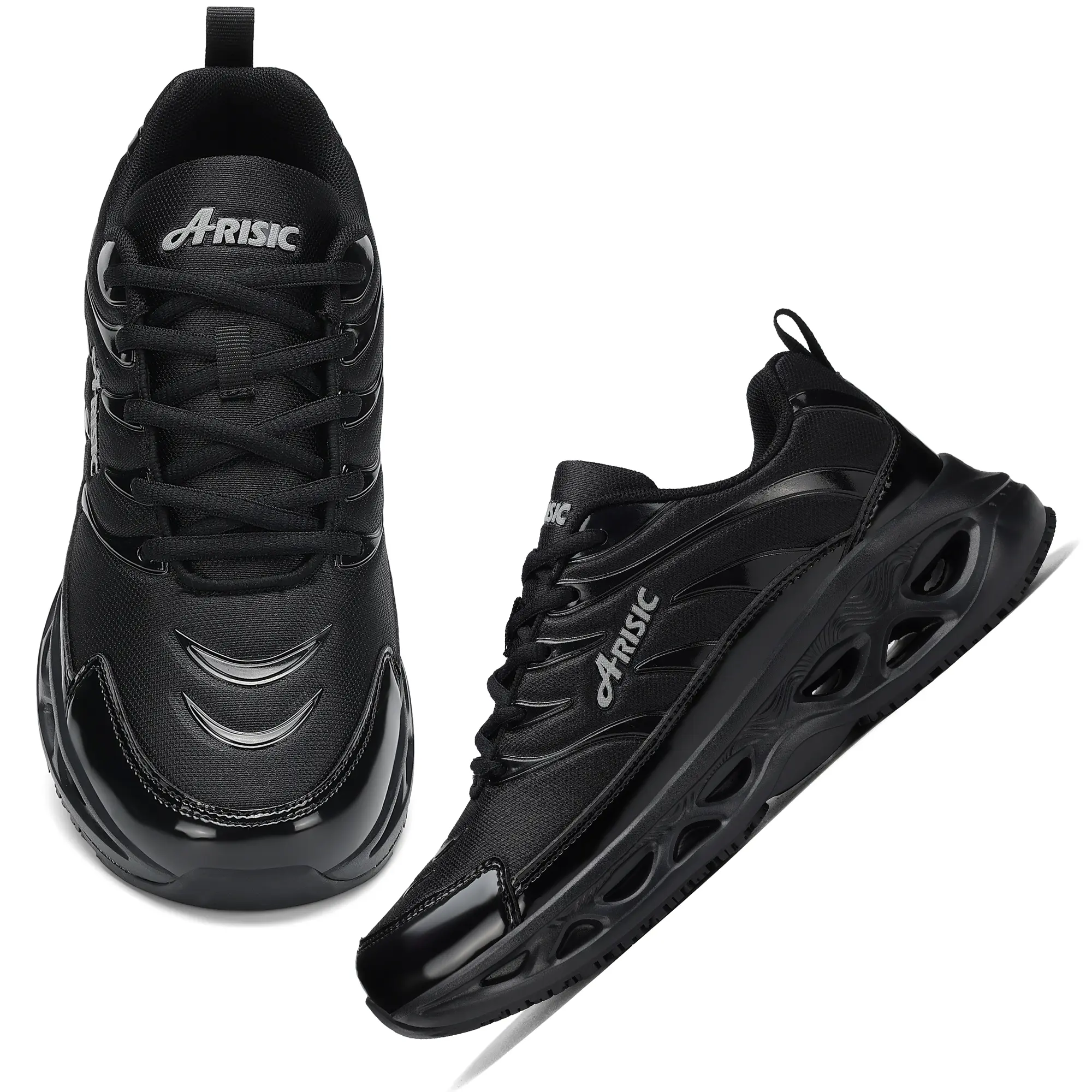 Men's Non-Slip Waterproof Lace-Up Closed Work Footwear - Worker Walking Shoes for Kitchen Chef & Nurse, Safety Sneakers, Waterproof Restaurant Shoes, Work Safety Shoes