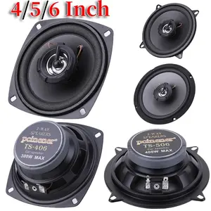 Multi-Size Metal Car Door Speakers (4/5/6 in), 600W 2-Way Automotive Audio with 60Hz-20kHz Full-Range Sound, High Clarity Auto Stereo Subwoofer