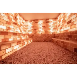 Himalayan Salt Chunks for Sauna and Salt Cave Flooring by Black Tai Salt Co.