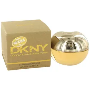 DKNY Women's Golden Delicious Eau de Parfum (EDP) - 3.4 fl oz, New in Box, Vanilla Cream Perfume, Gourmand Fragrance, Fruit Floral Scent, Rich Aroma, Elegant Chic Packaged Women's Fragrance