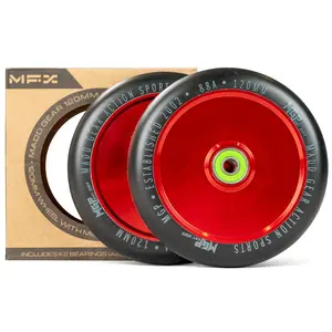 MFX 120MM Aluminum Hollow Core Scooter Wheels Pair MFX 120MM Aluminum Hollow Core Scooter Wheels Pair