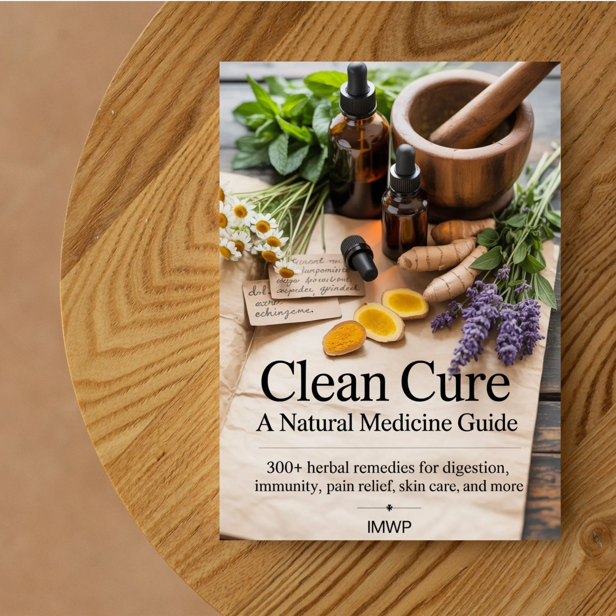Clean Cure: A Natural Medicine Guide: 300+ Herbal Remedies for Digestion, Immunity, Pain Relief, Skin Care, and More