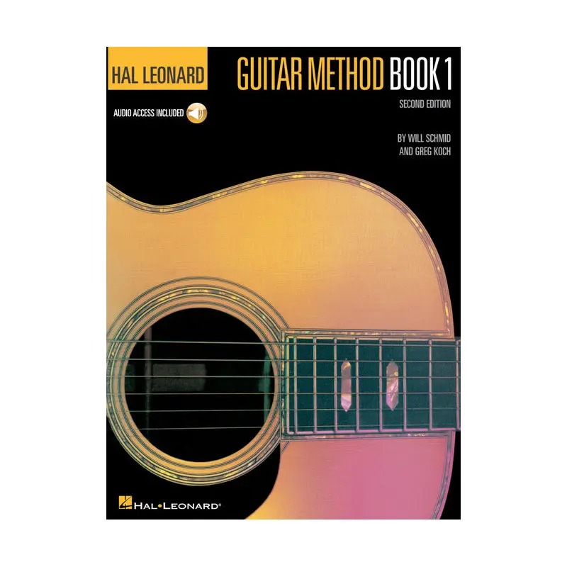 Hal Leonard Guitar Method Book 1, Beginner Guitar Tutorial Book for Music Education