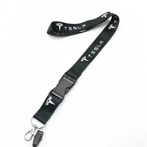 Nylon Lanyard with Printed Emblem Design, Available in ///blue Colors, Ideal for Tesla Model 3/x/y Cars & Motorcycles