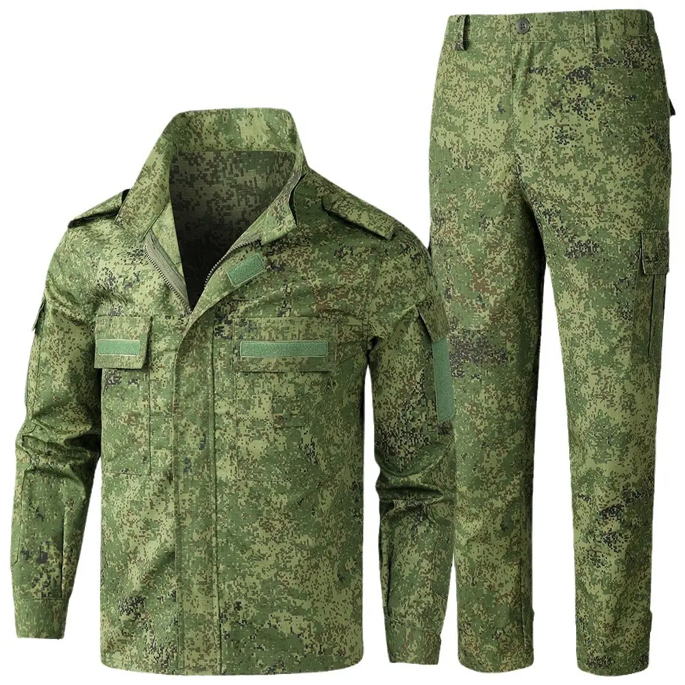 Men's Tactical Russian Camouflage Clothing Set - Durable All-Season Uniform with Water-Resistant, Quick-Drying Fabric for Outdoor Training Menswear, Workwear, Russian Camouflage Suit, Tactical Camo, Uniform Set, Tactical Wear