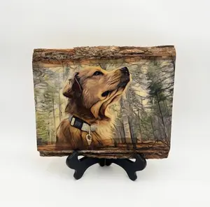 Custom Dog Picture on Wood, Pet Picture Memorial Gift