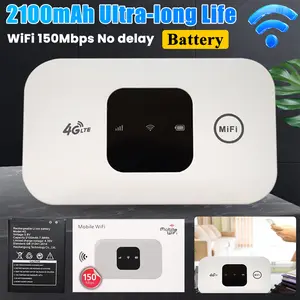 2026 4G Mobile WIFI  Router Wireless Wifi extender 2100mAh Mobile Hotspot with SIM Card Slot Portable Pocket WIFI 150mbps For Outdoor Home Office Travel gear