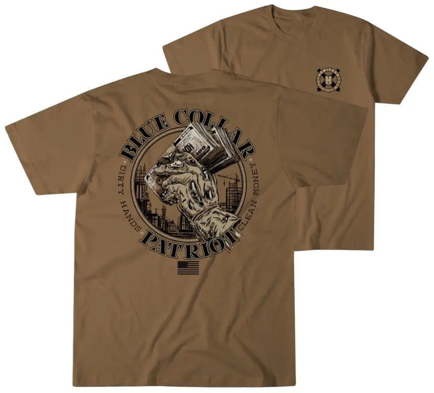 Howitzer Men's Clean Money Graphic Tshirt - Casual Short-Sleeve Patriotic Military Style in a Tagless, Ultra-Soft Cotton Blend, Cash Money Graphic Men's Short-Sleeve T-Shirts, Graphic T Shirts