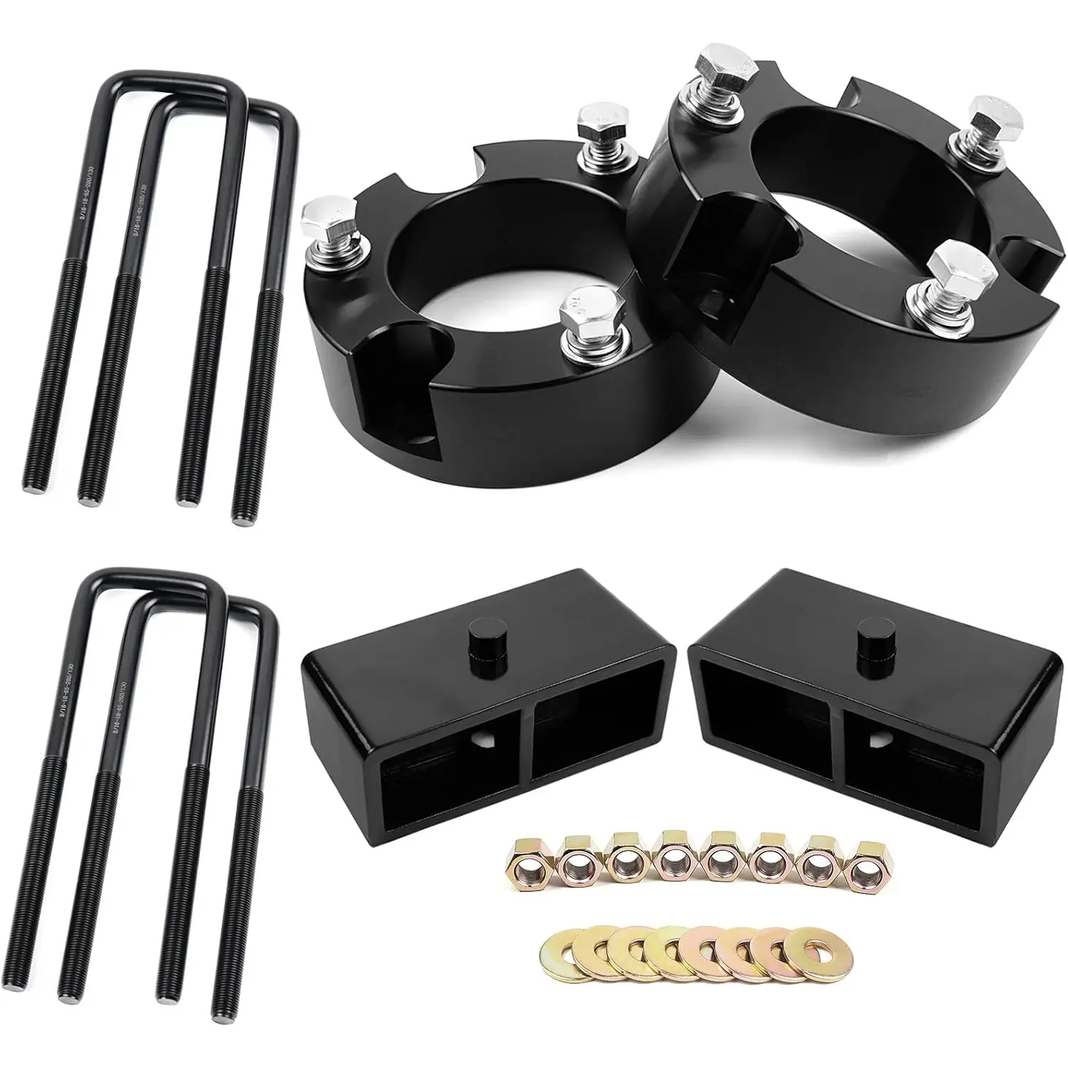 AUTOPTIM 3 in Front and 2 in Rear Leveling Lift Kit - Replacement for 2004-2022 Ford F150 OTUAYAUTO