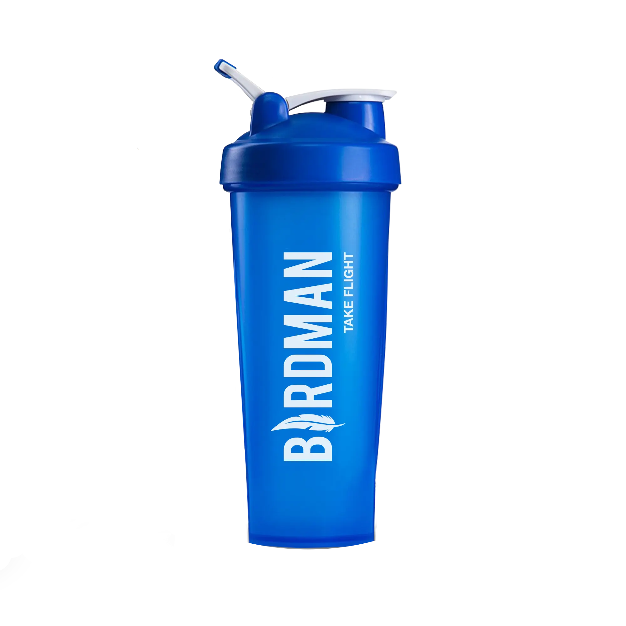 Birdman Shaker - Blue Sports Water Bottle Sports Water Bottle Reusable Portable Drinkware Outdoor Sports Bottle Water Storage Bottle